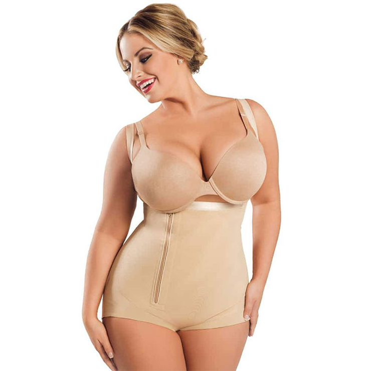 Sexy hautfarbener Unterbrust Plus Size Bodyshaper