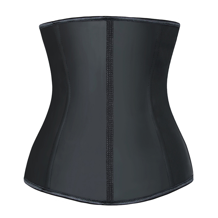 Latex Steel Boned Waist Training Shaper Underbust Corset