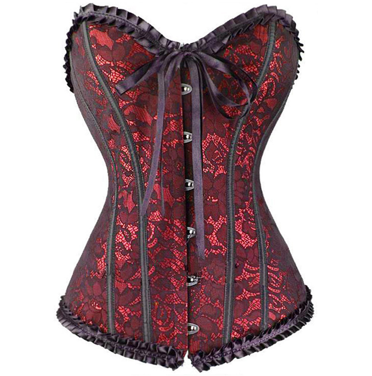 Midnight Embroidered Corset